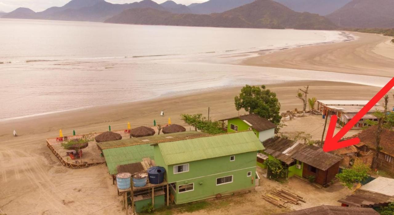 827 Chale Pe Na Areia, Completo Na Praia Do Estaleiro Em Ubatuba - 1 Dormitorio, 1 Banheiro, 1 Vaga De Garagem エクステリア 写真