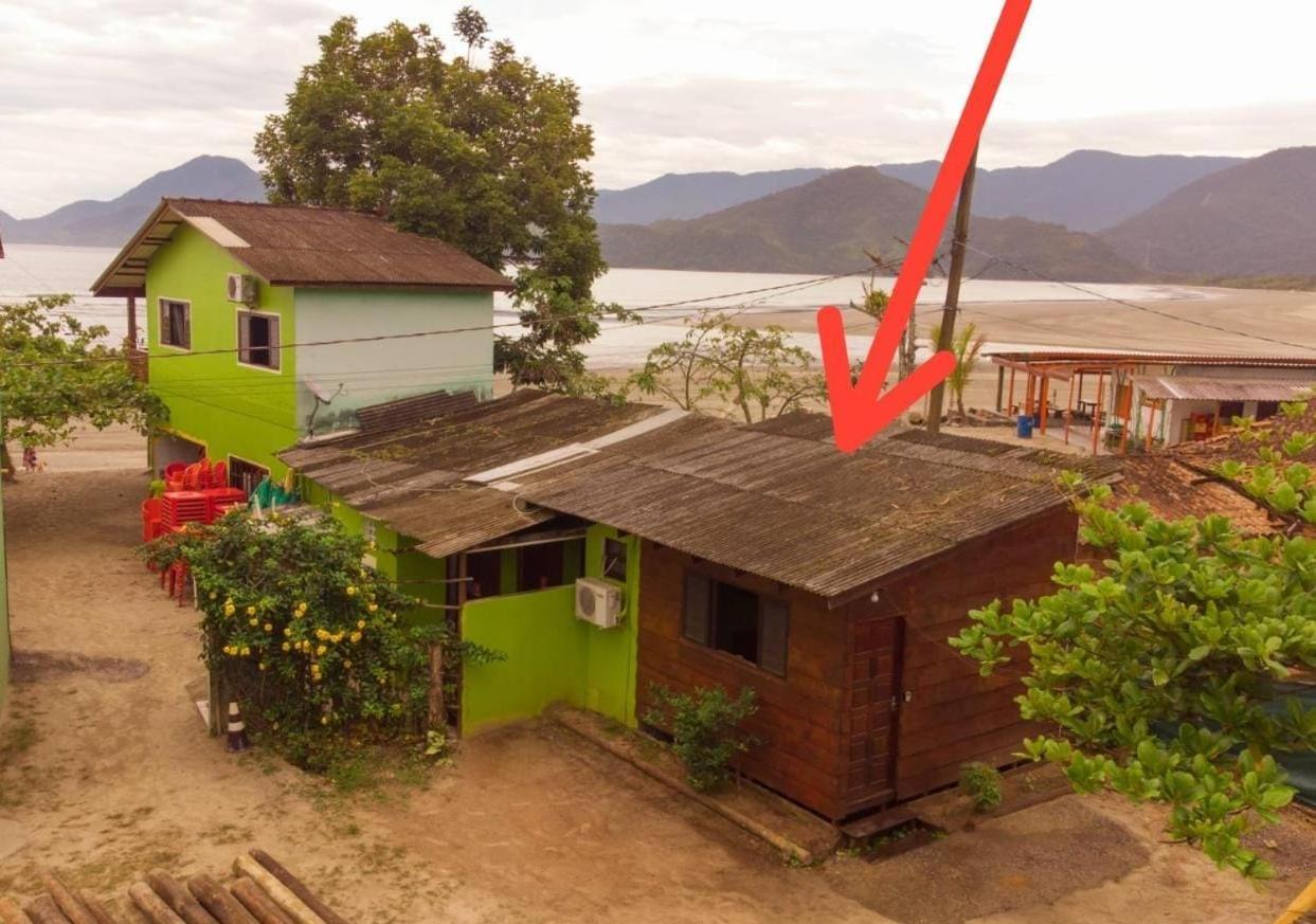 827 Chale Pe Na Areia, Completo Na Praia Do Estaleiro Em Ubatuba - 1 Dormitorio, 1 Banheiro, 1 Vaga De Garagem エクステリア 写真